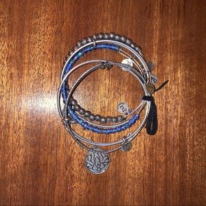 Alex and Ani Bangle set of 5 Bracelets